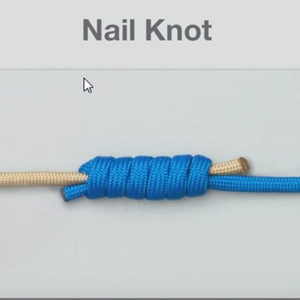 How to tie a nail knot מפגש הדייגים
