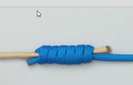 How to tie a nail knot