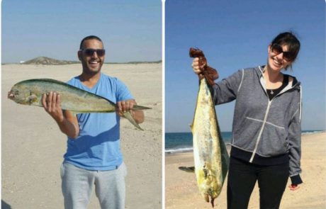 המלצת צפייה: תומר ומילנה עם תפיסה מדהימה של דוראדו יפיוף מהחוף