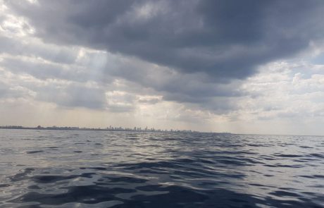 מצב הים בתל אביב (10:40 09/11/2017)
